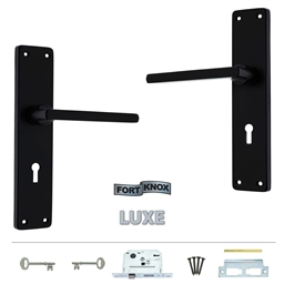 M8E20 - 3 Lever Lockset Royal Sq 8"
